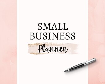 Small Business Planner, Entrepreneur planner, A4 Business Start up, Business stationery, Small business launch planner, Business Printable