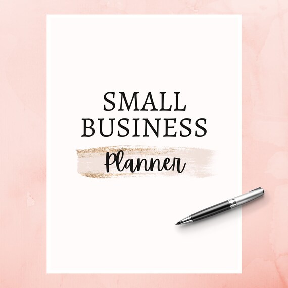 Small Business Planner, Entrepreneur planner, A4 Business Start up, Business stationery, Small business launch planner, Business Printable