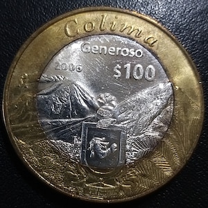 100ペソ メキシコ コリマ 銀貨 .925 2006年 コレクション ギフトアイデア 貨幣学 リバティ