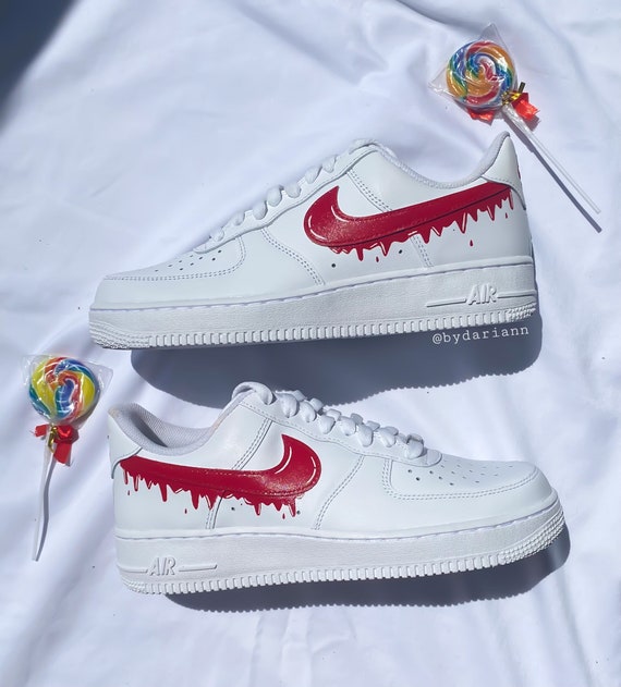 air force dripping swoosh