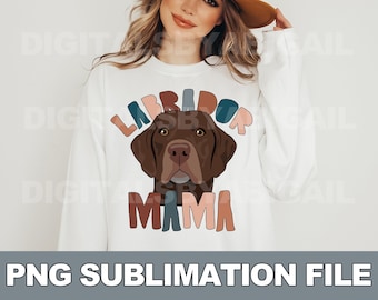 Poodle Mama PNG Boho Dark Brown Standard Poodle Sublimation File Dog ...