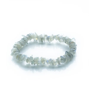 Labradorite chip armband