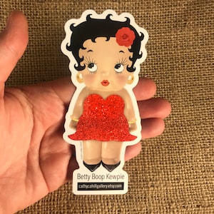 Betty Boop Kewpie sticker, Large Sticker, Kewpie Sticker, Betty Boop Sticker, Diecut kewpie sticker, Vinyl sticker, Unique sticker, decal