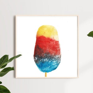 Mumbai Street Eats Gola Chuski Crushed Ice Lollypop Shaved Ice Digital Art Indian Art Indian Food Art Aamchi Mumbai image 2