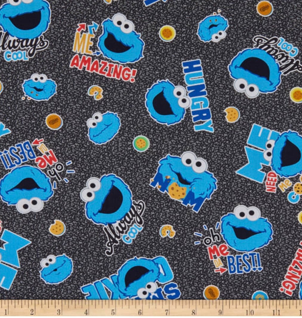 Cookie Monster Crib Sheets Etsy