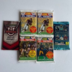 Futebol| NFL | Cartas Colecionáveis | Cartões Vintage | Cartões colecionáveis esportivos | Cartas colecionáveis da NFL | Presentes| Presentes para ele |