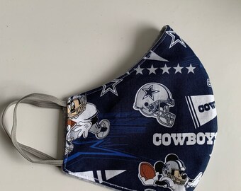 Dallas Cowboys Mickey Face Masks