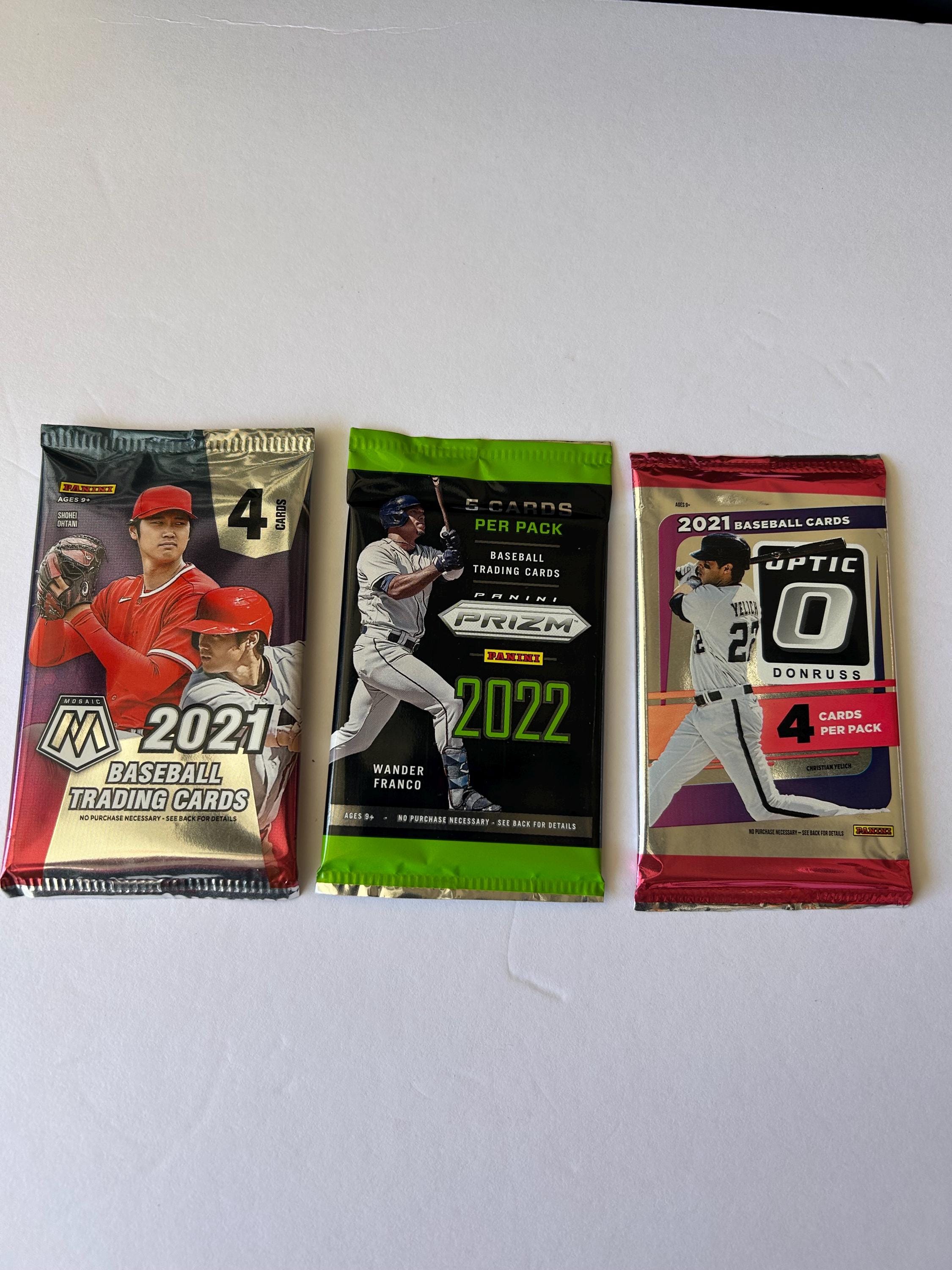 Panini Baseball Cards| Vintage Cards| Baseball| Sports Trading Cards| Baseball Trading Cards| July 4th| Gifts| Gifts for him| Ohtani| Judge