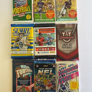 Pacchetti di football vintage/Carte collezionabili/Carte collezionabili sportive/Vintage/Carte collezionabili vintage/Carte collezionabili Fleer/NFL/Football/Punteggio/Panini