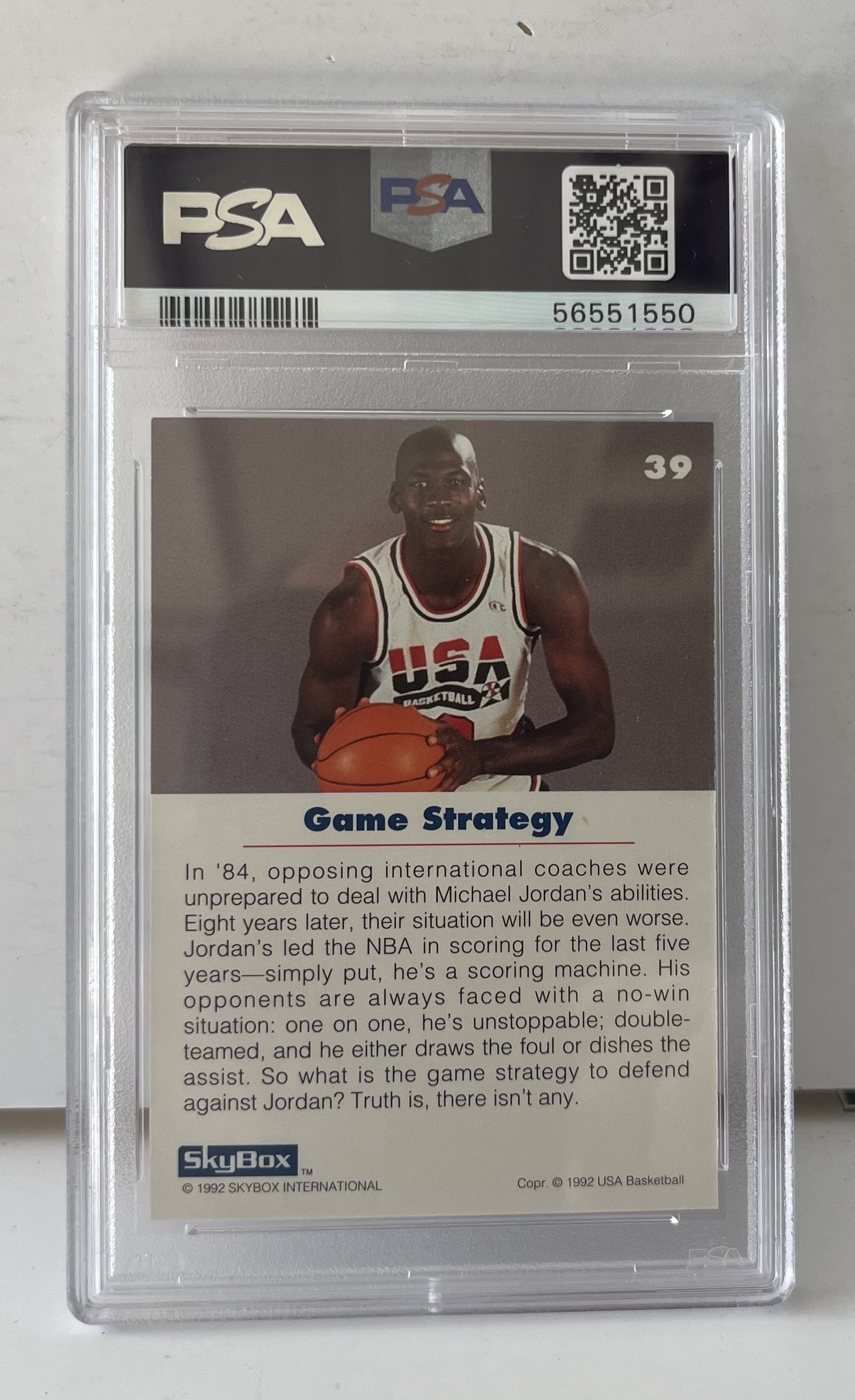 michael jordan usa basketball card