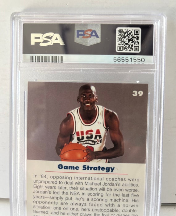 Buy Michael Jordan USA Basketball | PSA Graded Card | Vintage Cards| NBA|  Basketball| Skybox| Basketball Cards| Trading Cards|| Graded Card| Online  in India - Etsy