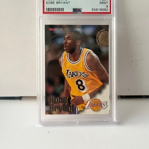 Kobe Bryant| PSA| Vintage cards| NBA| Basketball| NBA Hoops| Basketball Cards| Trading Cards| Basketball Trading Cards| Graded Card| Gifts|