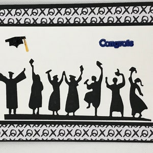 Carte de remise de diplôme, Carte de remise de diplôme faite main, Carte de félicitations, Remise des diplômes 2024, Carte de félicitations, Diplôme d'études secondaires, Remise des diplômes