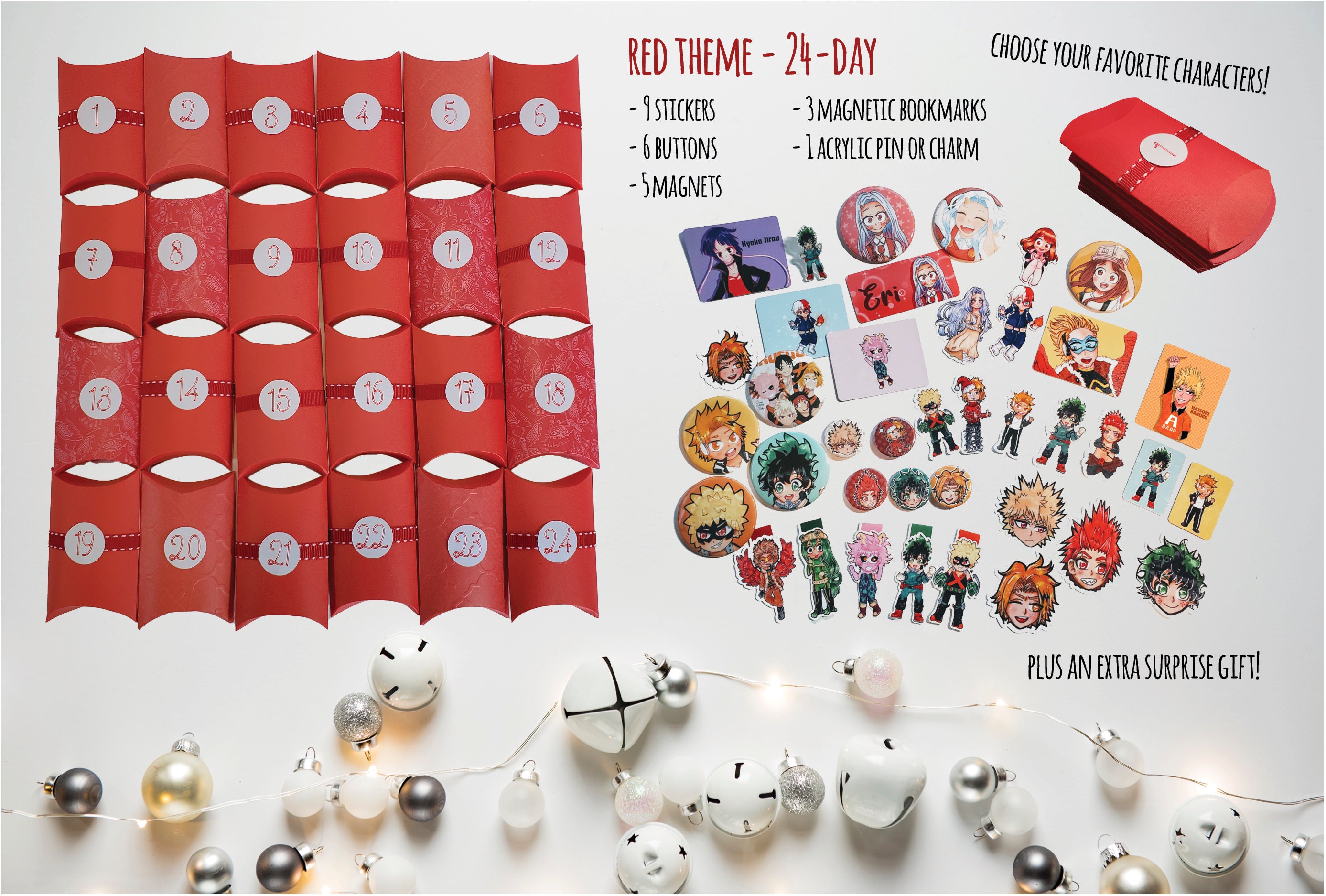 Mein Held Academia Adventskalender Countdown zu Weihnachten | Etsy