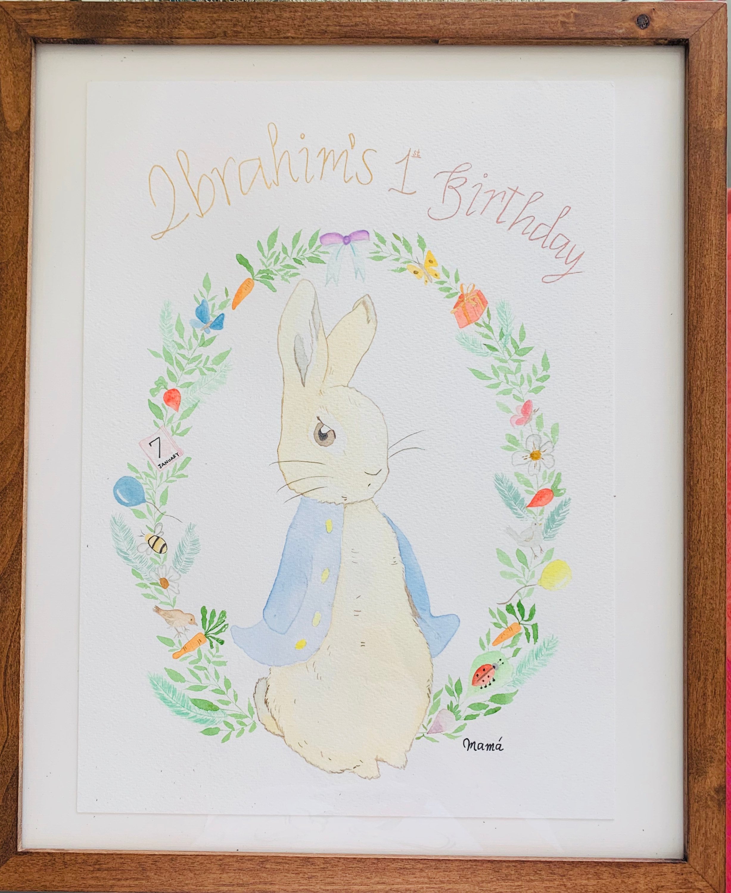 ピーターラビット 水彩画 オリジナル - Etsy 日本