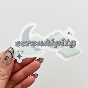 Serendipity Waterproof Sticker