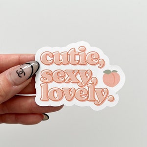 Cutie Sexy mooie waterdichte sticker