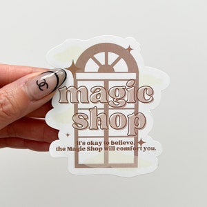 Magic Shop Waterproof Sticker