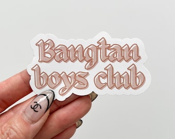 Bangtan Boys Club Outline Waterproof Sticker