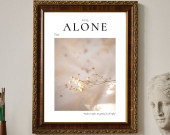 Alone | Digital Art Print Instant Download