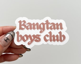 Bangtan Boys Club Waterproof Sticker