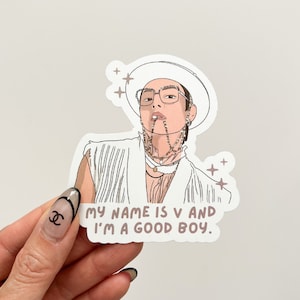 Good Boy V Waterproof Sticker