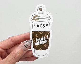 Fashion Latte Waterproof Sticker 