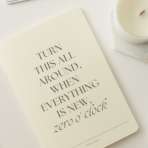 Zero O’clock Weekly Journal (50 Sheets)