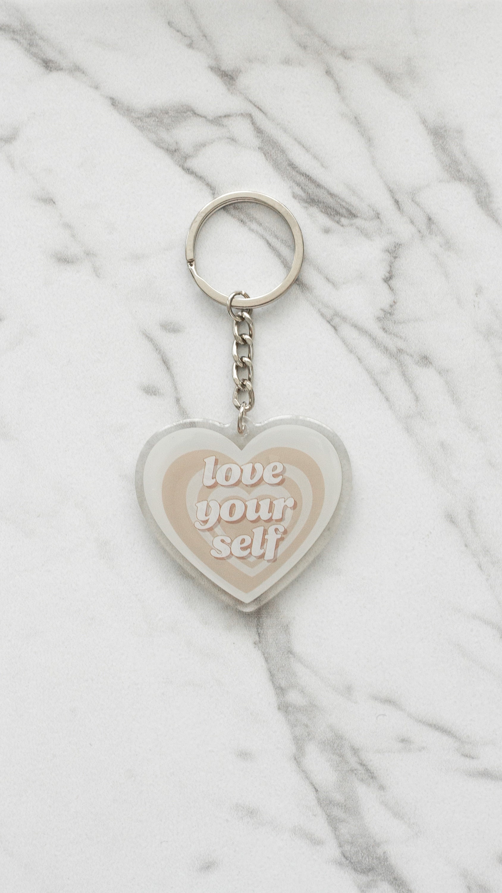 Love Yourself Keychain Etsy Canada