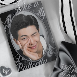 Butterfly Acrylic Photo Card Holder