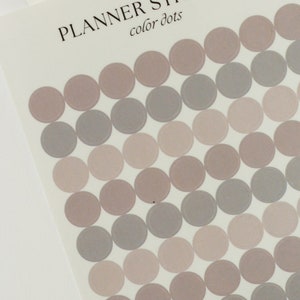 Assorted Colors Circle Transparent Stickers