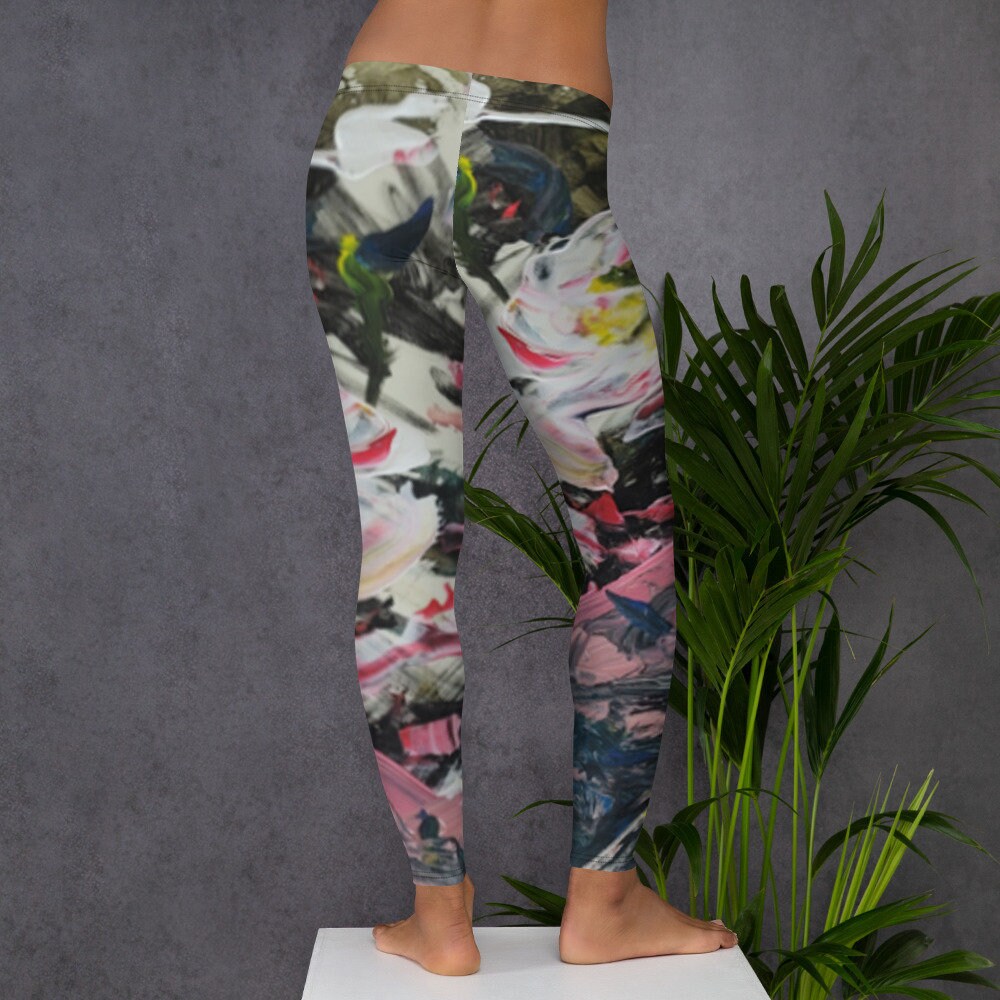 Paint Splatter Leggings Etsy