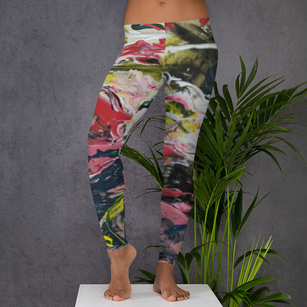 Paint Splatter Leggings Etsy