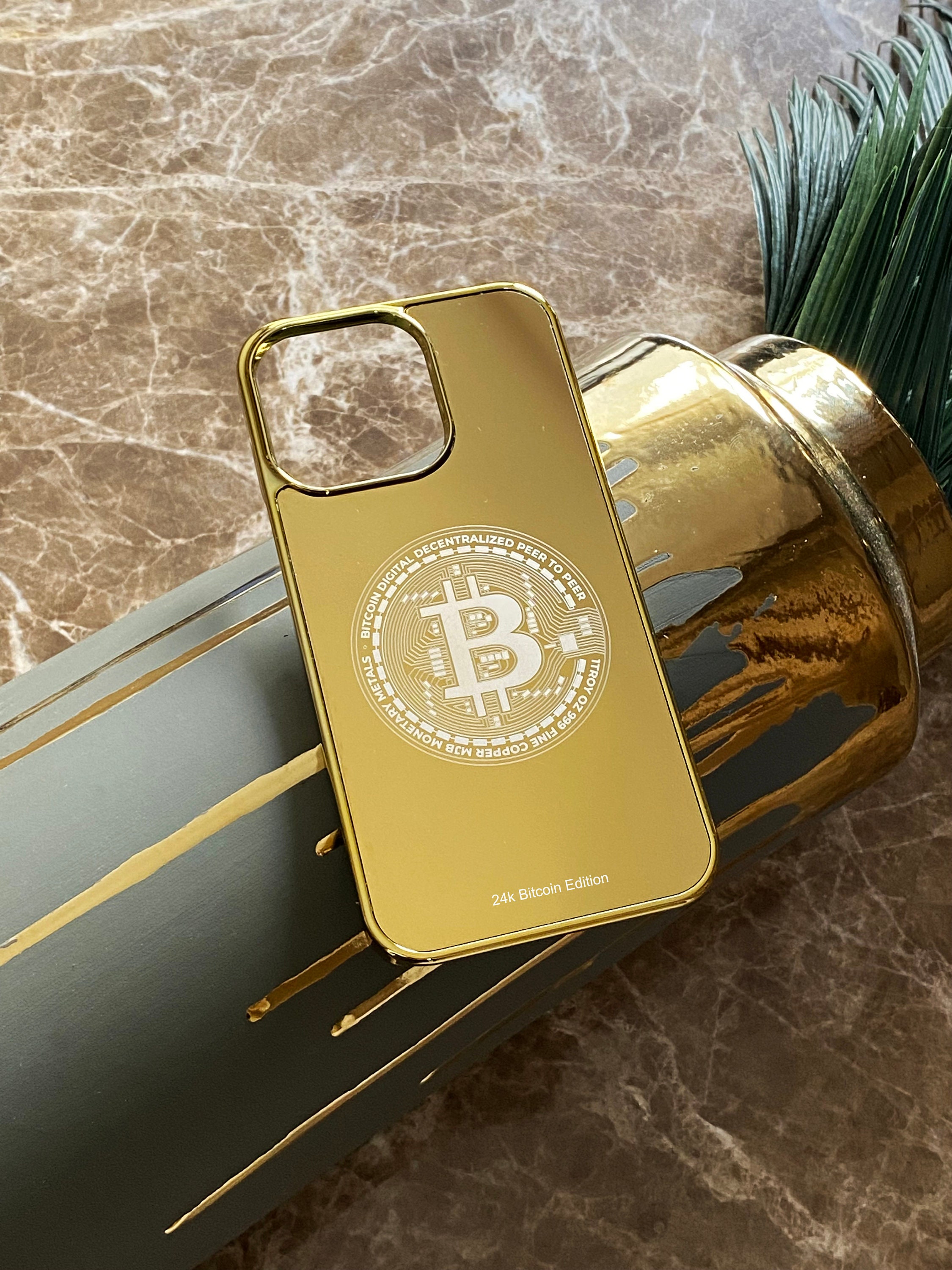 Gold Plated Iphone 14 Pro 14 Pro Max Cases Real Gold Etsy Hong Kong