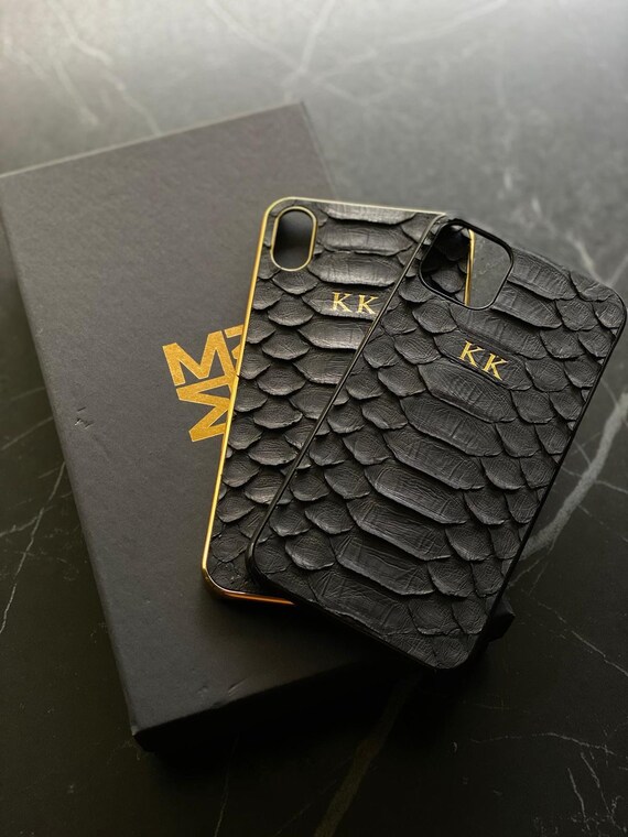 Cardholder Case for iPhone 13 Pro in Genuine Python