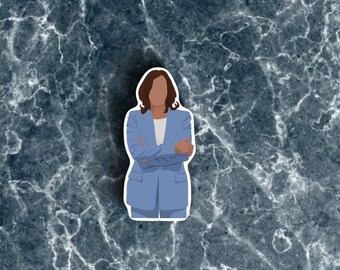 Madam President Kamala Harris Sticker, Kamala Harris Sticker, Harris 2024 Sticker, Kamala 2024 Sitcker, US Politics Sticker