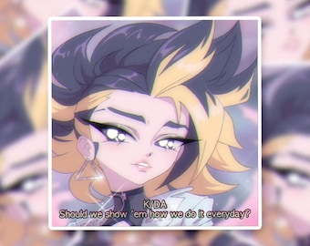 Akali Kda Sticker