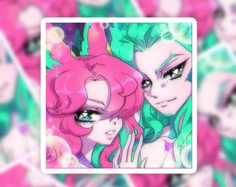 Xayah and Rakan Sticker