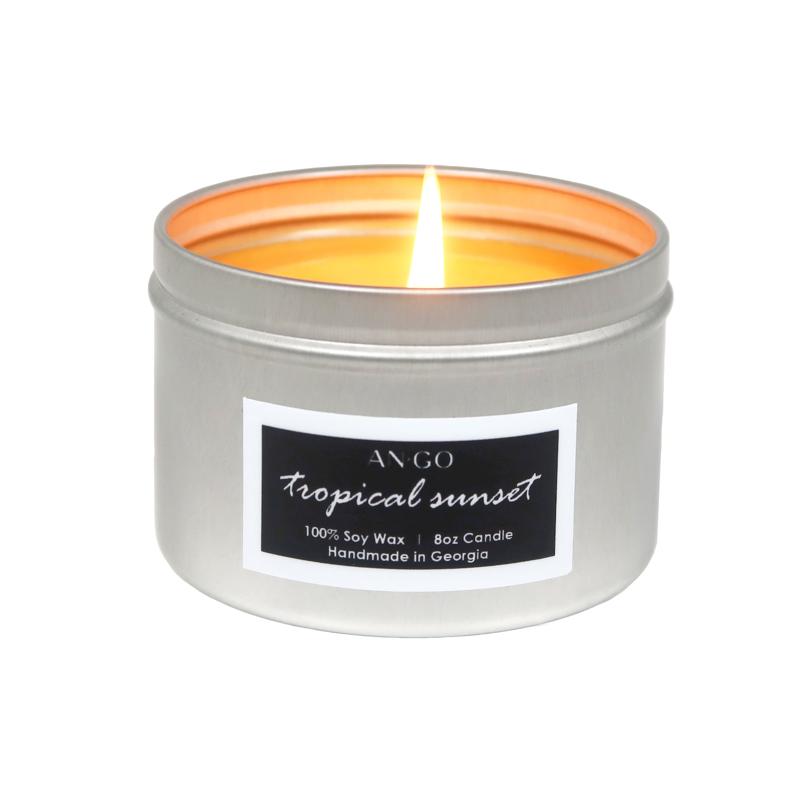 Handmade Tropical Sunset 8oz Candle Etsy