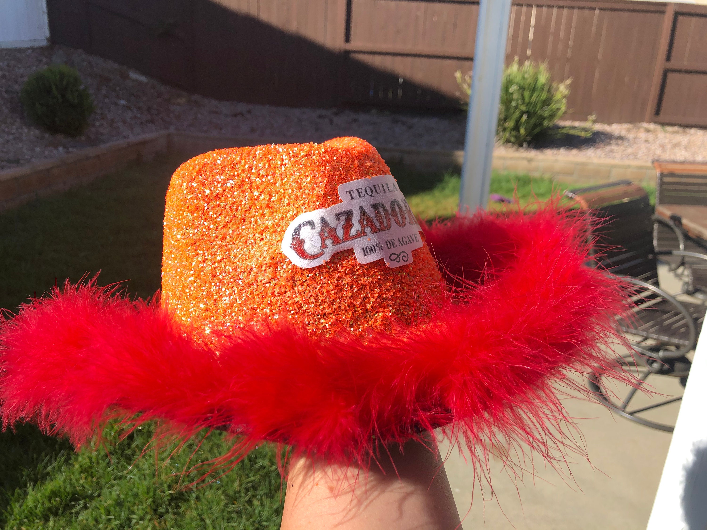 Cazadores Alcohol Cowboy Hat With Fur 