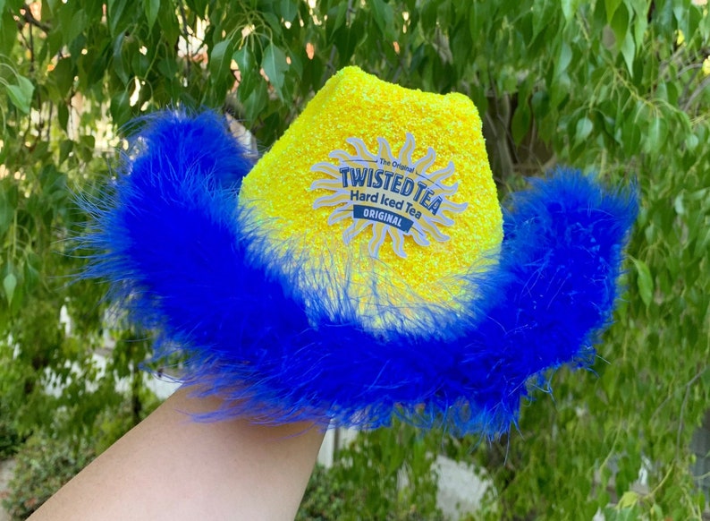 Twisted Tea Cowboy Hat with Fur Etsy