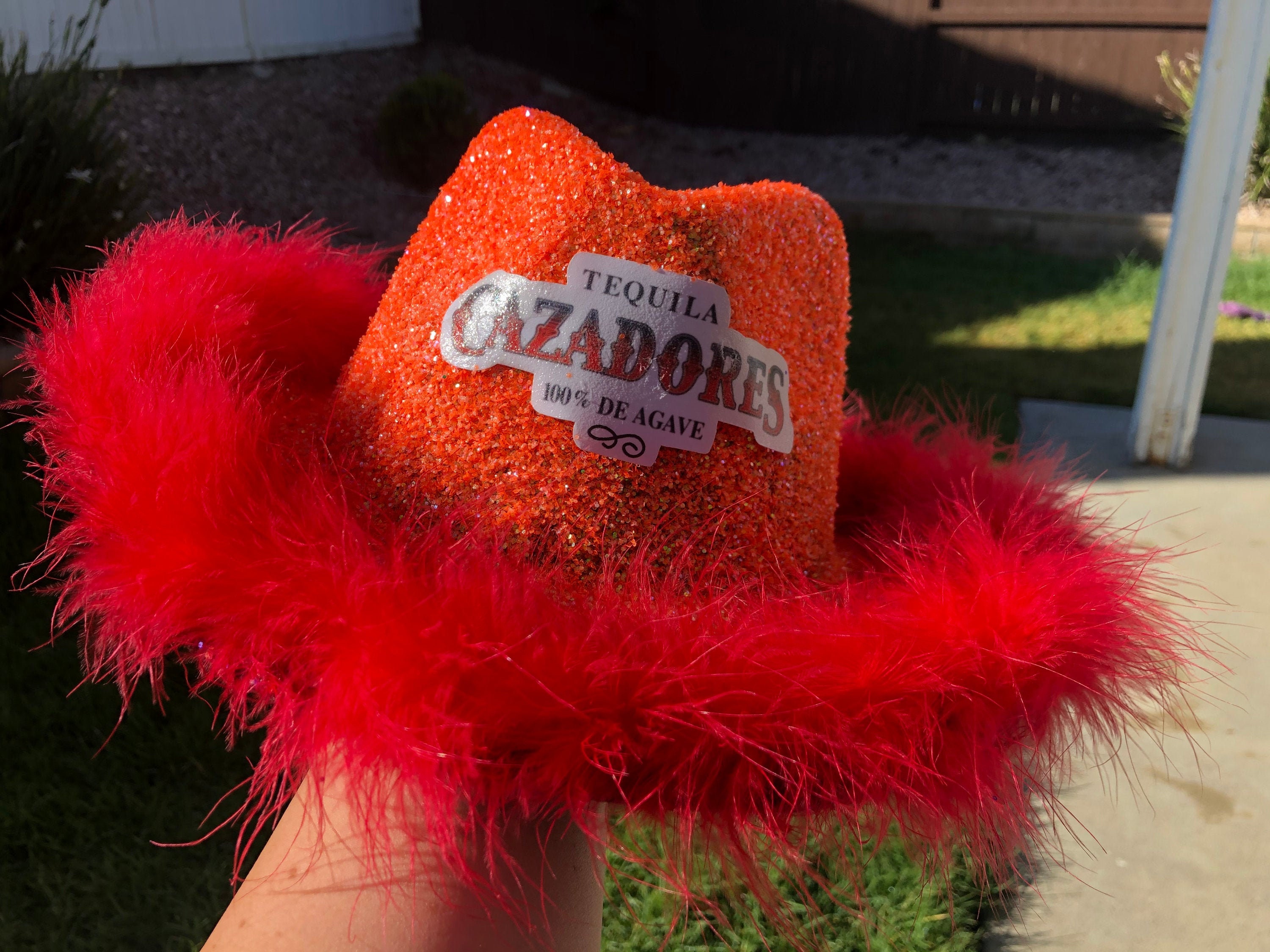 Cazadores Alcohol Cowboy Hat With Fur 