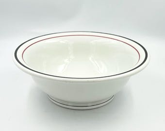 Vintage Shenango China Footed Serving Bowl • 1930s Restaurant Ware, Ganger Inc. NY