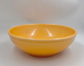 Vintage Syracuse China Yellow Serving Bowl • Large Stoneware Mixing Dish