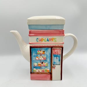 Large Ceramic Cupcake Cookie Jar - Etsy
