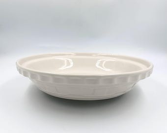Plato para tarta Longaberger Pottery Woven Traditions vintage • Hecho en EE. UU.
