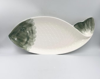 Vintage Shafford Fish Platter • 1960s Figural Plate