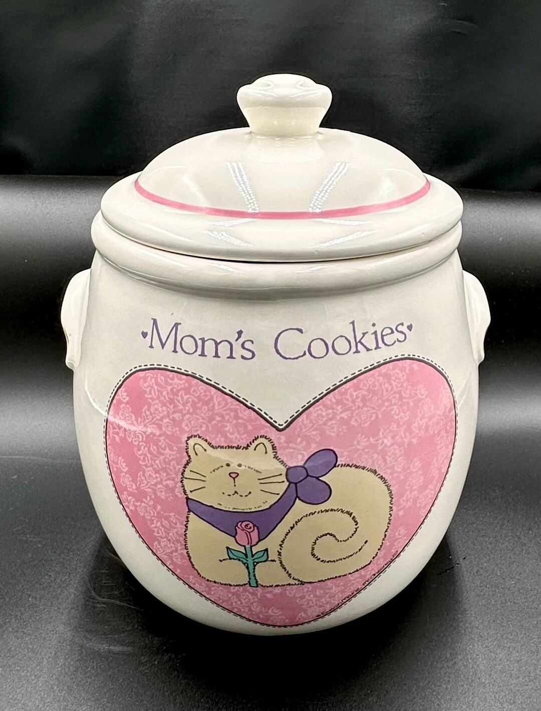 Vintage Susan Marie Mcchesney “moms Cookies” Cat Cookie Jar. - Etsy