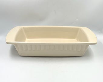 Cazuela de gres KitchenAid vintage de 3 cuartos • Fuente grande para hornear