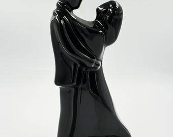 Estatua de pareja bailando de estilo vintage de mediados de siglo • Escultura minimalista posmoderna
